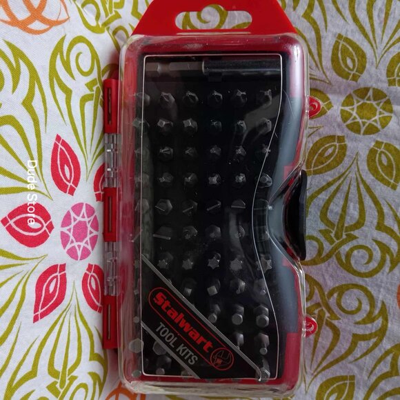 Stalwart Screwdriver Bit Tips - Fits 1/4" - Complete Set 67 Pieces *New Open Box - Picture 1 of 2